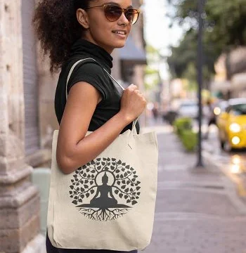 premium-cotton-canvas-tote-bag-buddha-white-eco-vibes-sustainable-tote-bag-brown-living-evtbgba10-454855